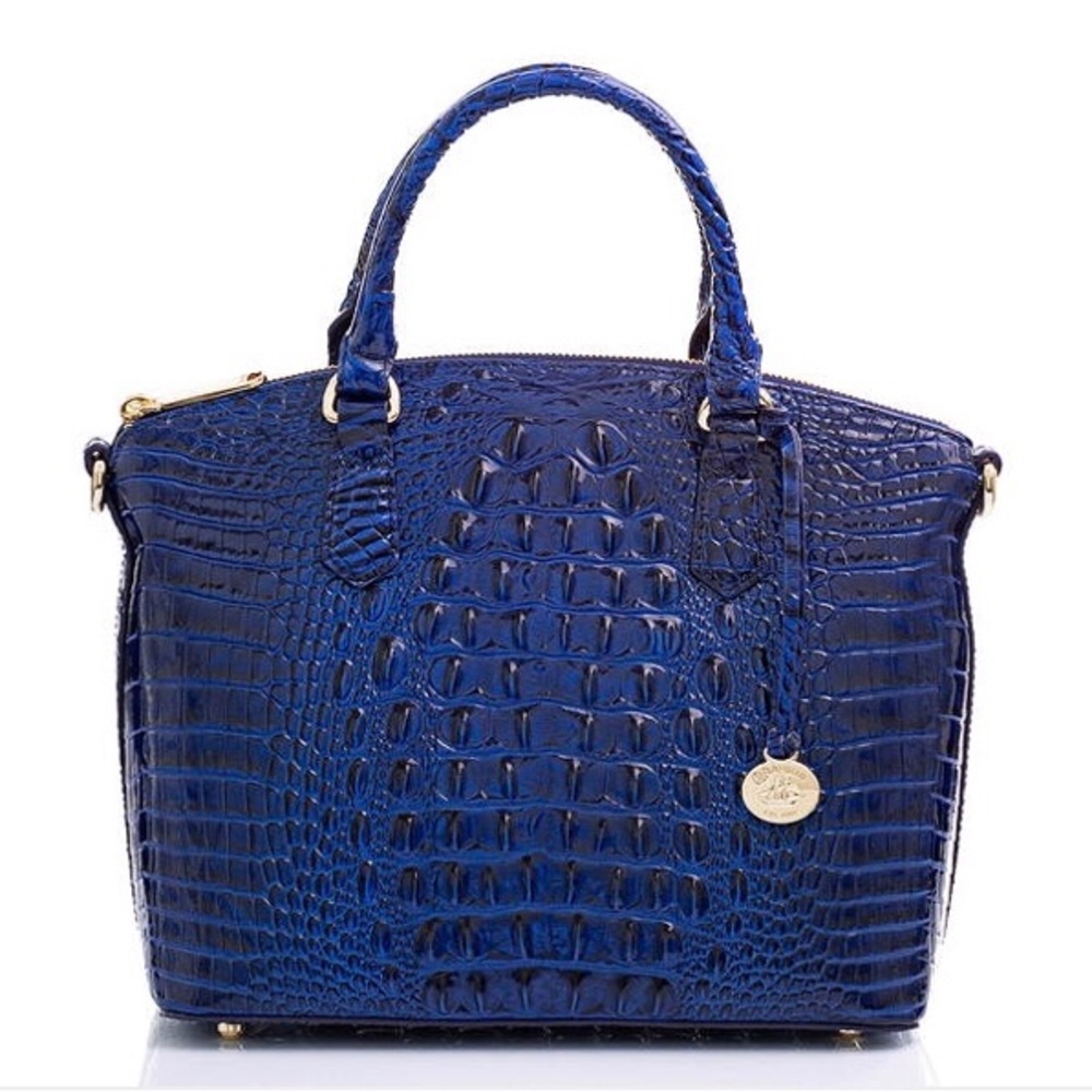 BRAHMIN medium Duxbury Satchel in Sapphire